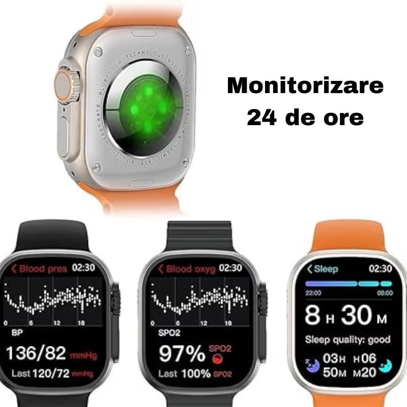 Ceas Inteligent SmartWatch 1.99 inch+ Curea EXTRA