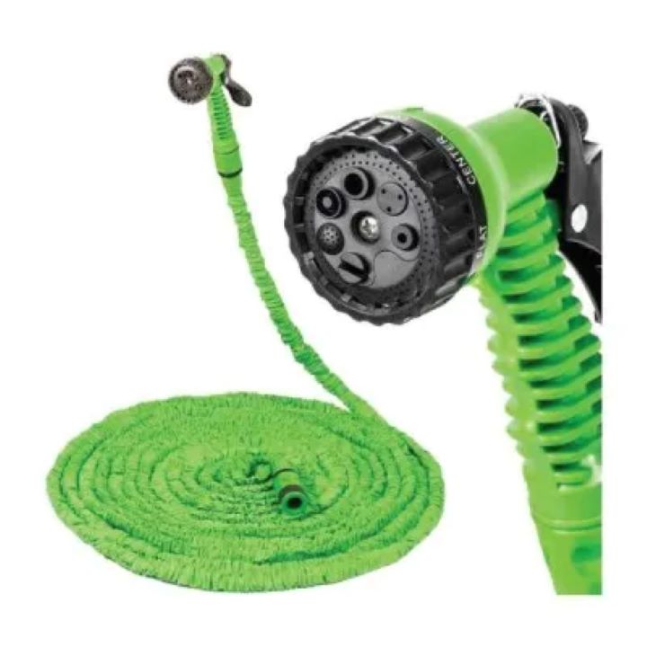 Furtun De Gradina Extensibil 53m Cu Pistol Pentru Stropit Verde