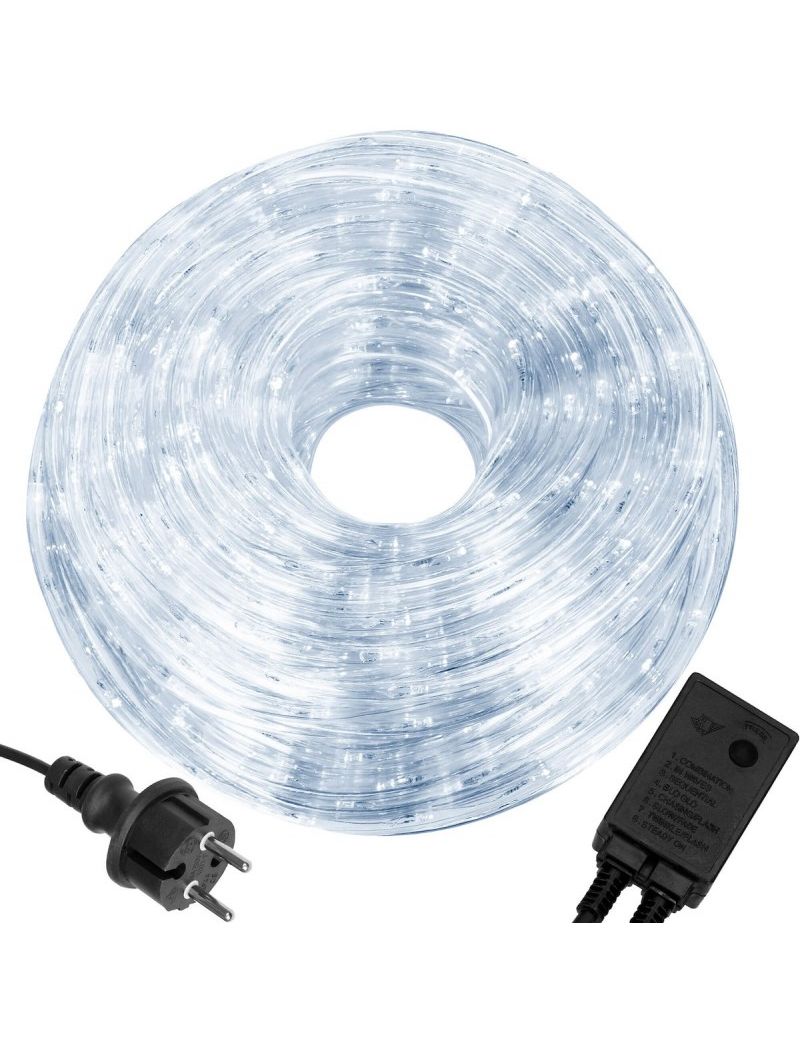 Furtun led 10M,alb rece