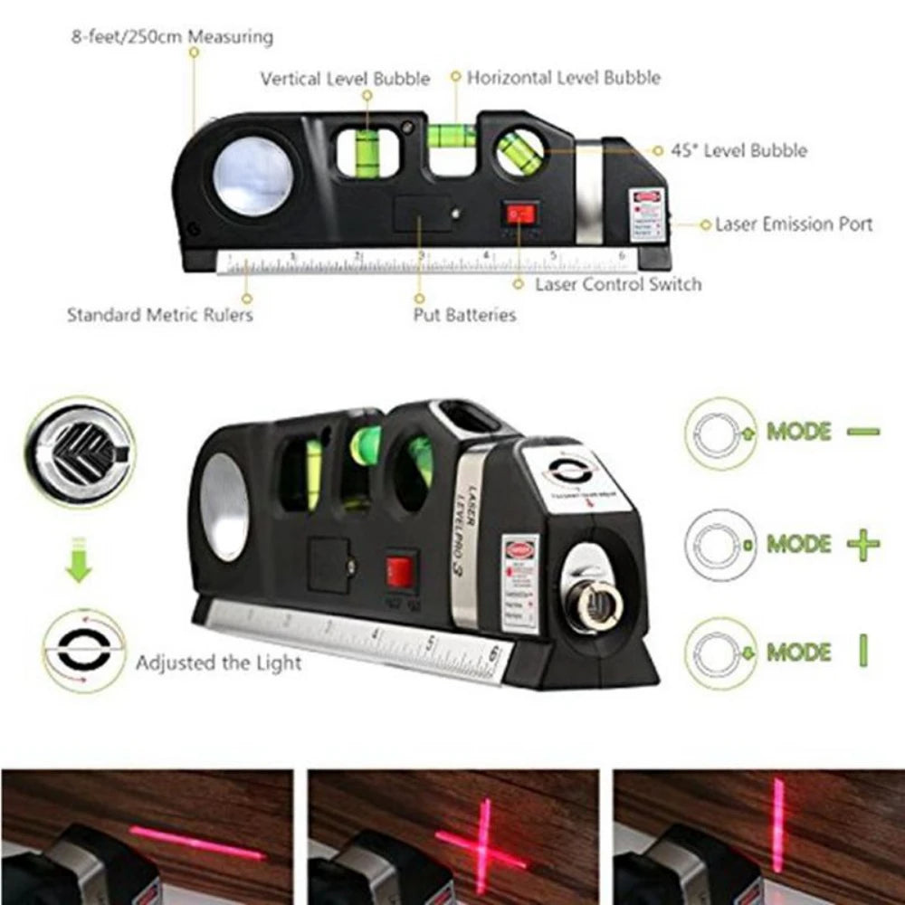 Nivel cu laser orizontal si verticală LEVELPRO3