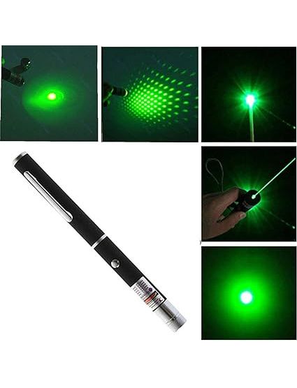 Laser verde cu 4 capete interschimbabile