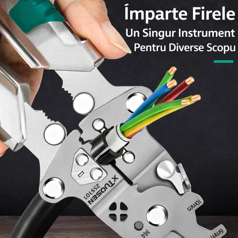 Cleste Profesional Multifunctional cu Tester Electric Integrat