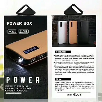 Power Bank/baterie de 10000 mAh cu 4 cabluri de încărcare integrate