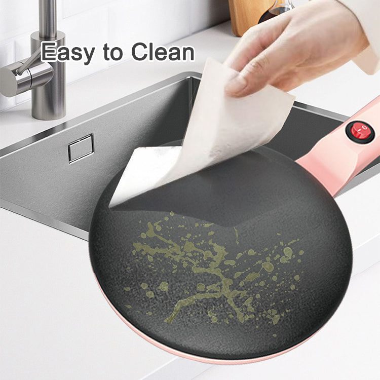 Tigaie electrica pentru clatite, diamentru de 20 cm, putere 600W, suprafata de gatire antiaderenta