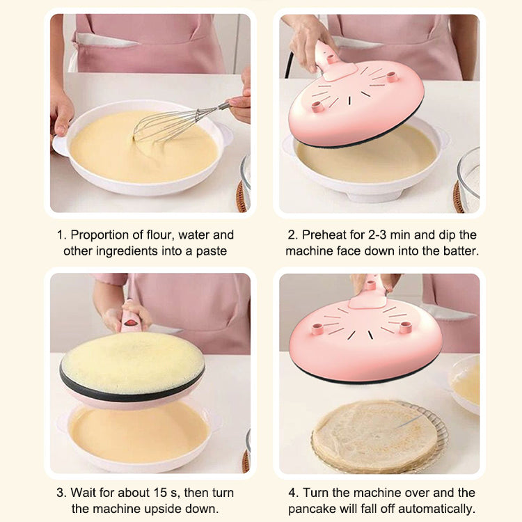 Tigaie electrica pentru clatite, diamentru de 20 cm, putere 600W, suprafata de gatire antiaderenta