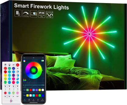 Bandă luminoasă inteligentă cu LED-uri, Artificii
