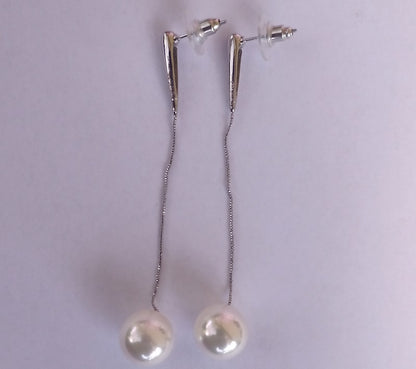 Cercei modern cu perle