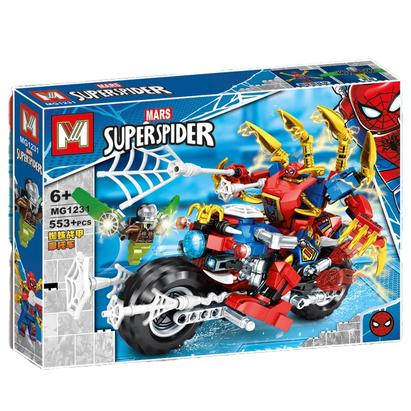 Set de constructie Spider-Man Superheroes, 553 de piese