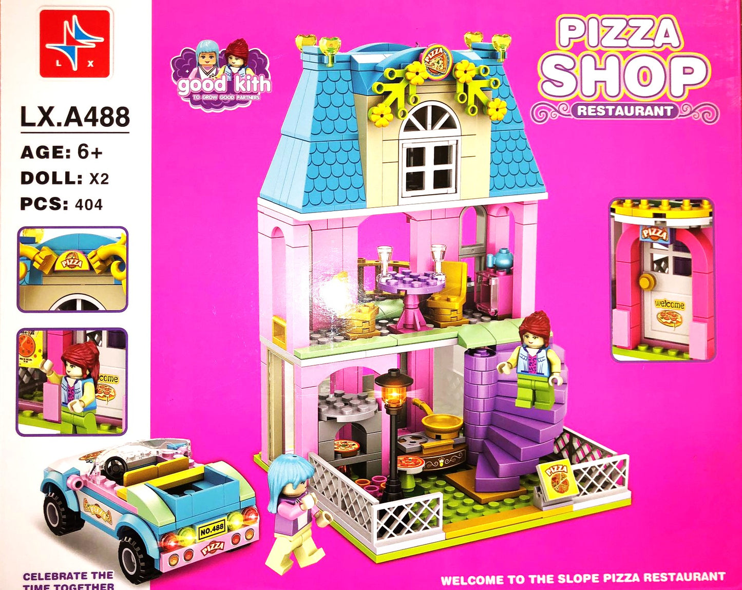 🍕 Set Constructor Pizza Shop 🍕