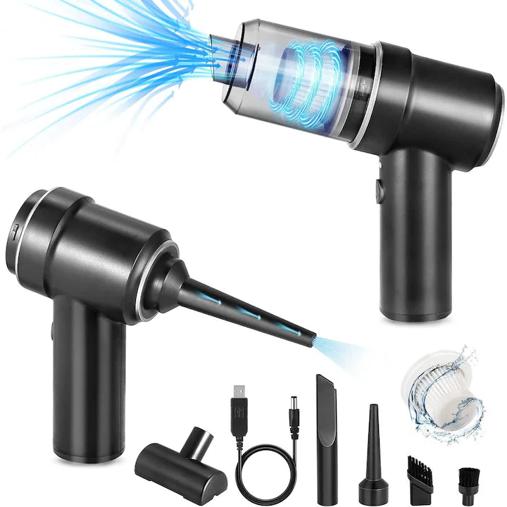 Aspirator Auto Portabil Multifuncțional 3 în 1, 9000Pa