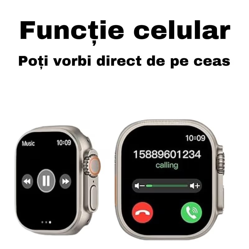 Ceas Inteligent SmartWatch 1.99 inch+ Curea EXTRA