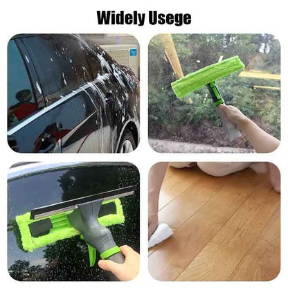 Stergator geam cu laveta si pulverizator 25 cm
