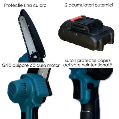 Mini drujba electrica , 2 Acumulatori 48v 1500mah