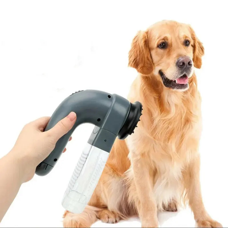 Perie cu vacuum pentru par animale,