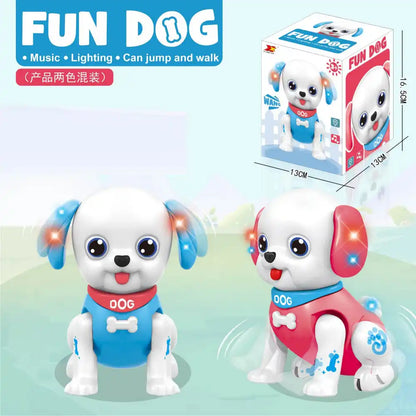 Catelus Jucarie caine robot pentru copii, interactiv, canta, danseaza,