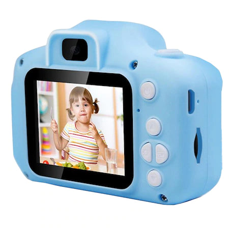 Camera pentru copii, STELS, De la 3 la 10 ani, 1080P, Ecran 2 inchi, 1920x1080, Video, MicroSD, Protectie impotriva caderilor, Roz/Alb