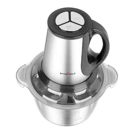 Blender si Tocator Electric Universal Bol 2L Inox, 4 Lame din otel de inalta calitate