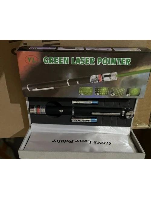 Laser verde cu 4 capete interschimbabile