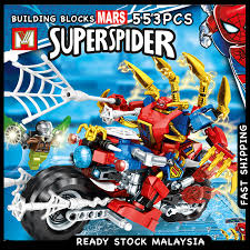 Set de constructie Spider-Man Superheroes, 553 de piese