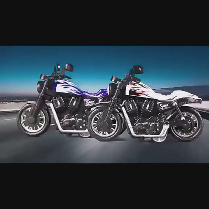 Motocicleta, Lean Toys, Plastic, 12x5x9 cm