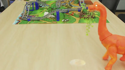 Dinozaur ce depune oua