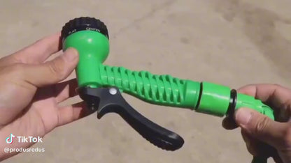 Furtun De Gradina Extensibil 53m Cu Pistol Pentru Stropit Verde