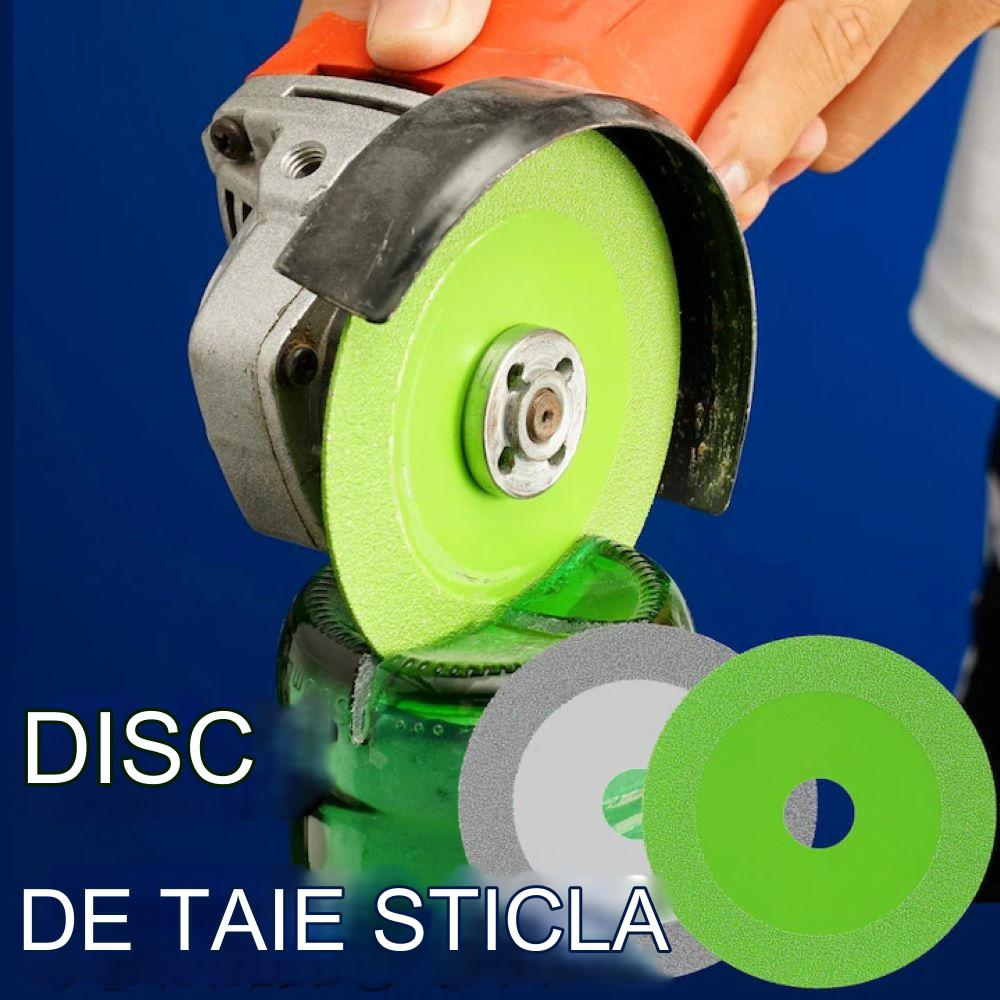 Disc diamantat pentru flex, de taiat sticla si cristal,125 latime nisip 15