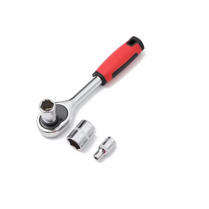 Set Scule Multifuncțional 48 Piese cu Biți, Chei, Clichet și Cutie Turnată