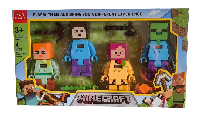 Minecraft Figurine cu ceas